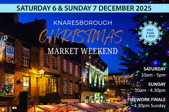 Knaresborough Christmas Market – 6 & 7 December 2025