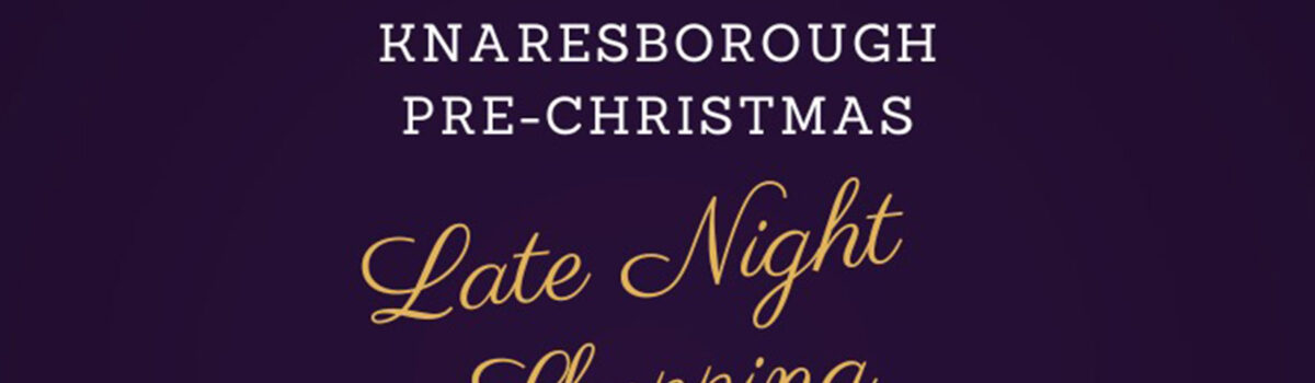 Pre-Christmas Thursday Late Night Shopping