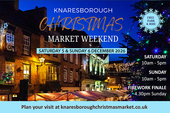 Knaresborough Christmas Market – 5 & 6 December 2026